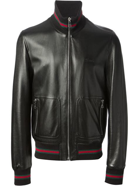 gucci bomber jacket black|gucci bomber jacket men's.